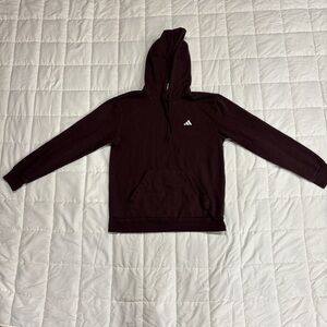 Adidas Men's Dark Maroon Hoodie